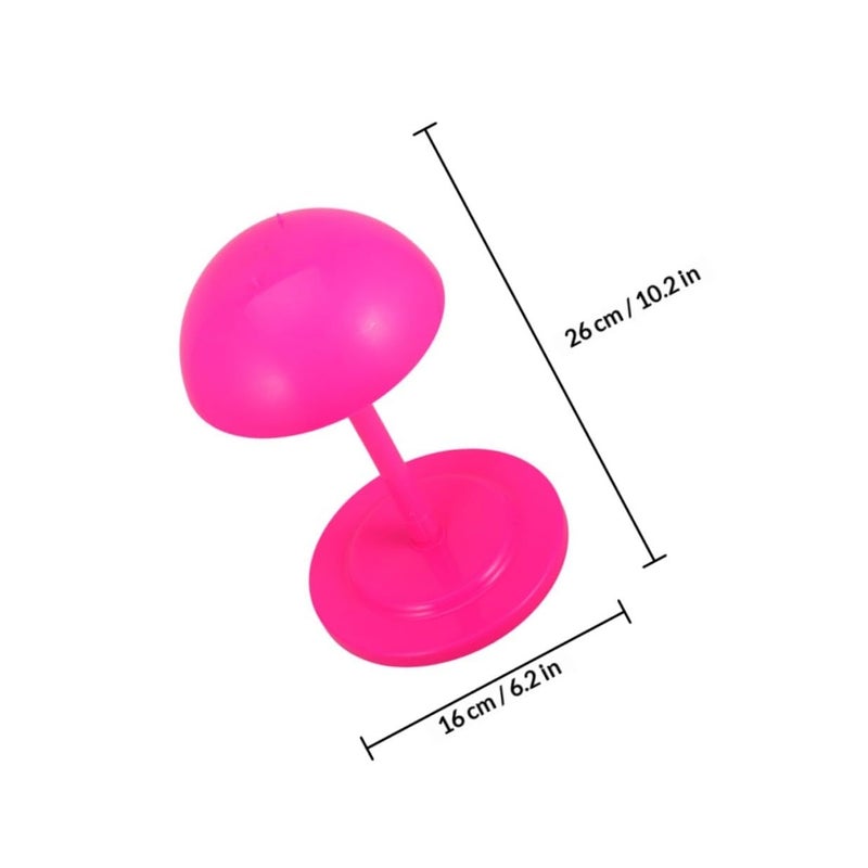 Adjustable Height Wig Rack Pair Portable Display Stand for Salon Home Styling Storage - Image 3