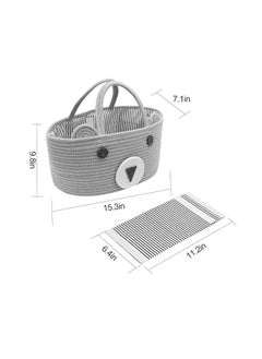LO.BABY.VE Baby Diaper Caddy Organizer Cotton Diaper Storage  - Image 2