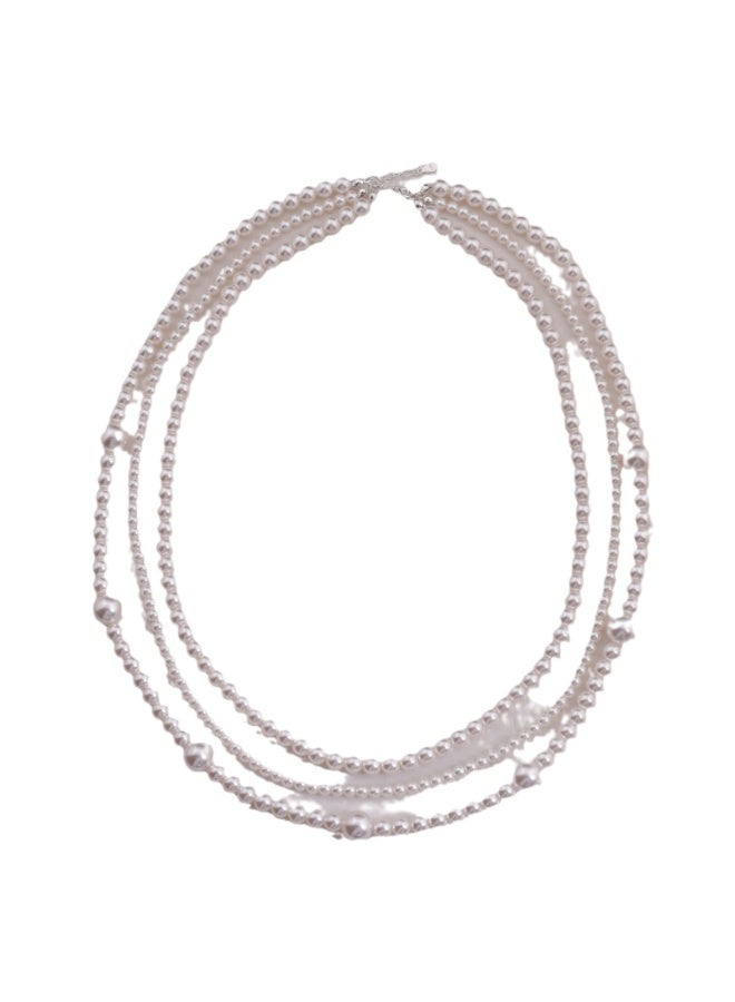 LumiArk Multi - Layered Pearl Necklace - Image 2