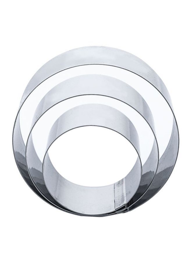 NIBEMINENT 2-Piece Stainless Steel Mousse Mould Silver 103x103x40cm - Image 5