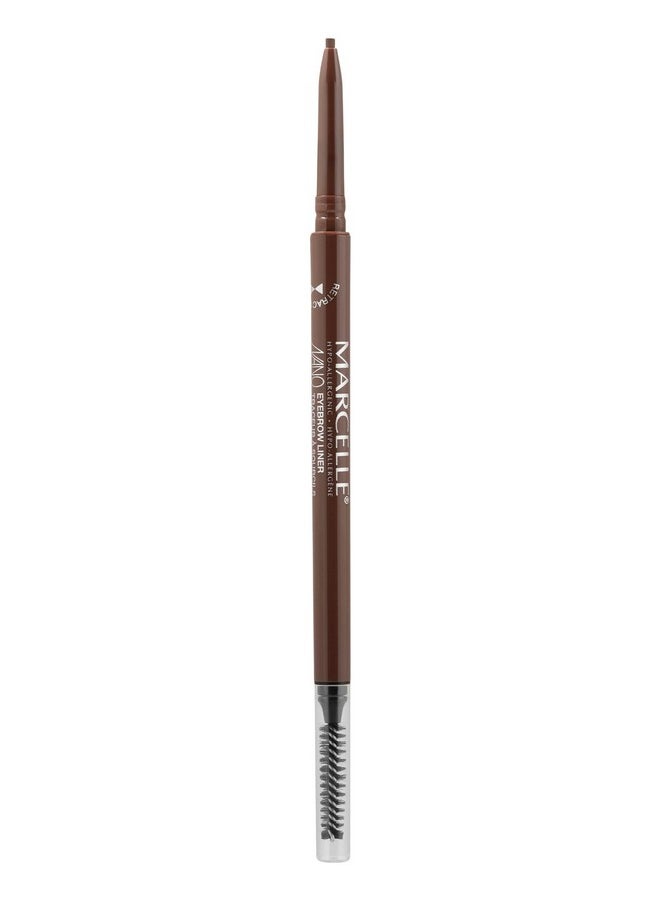 Marcelle - Marcelle Nano Retractable Eyebrow Liner, Medium Brown, Brow Pencil, Ultra-Precise Definition, Waterproof, Long-Lasting, Hypoallergenic, Cruelty-Free, 0.09 g - Image 1