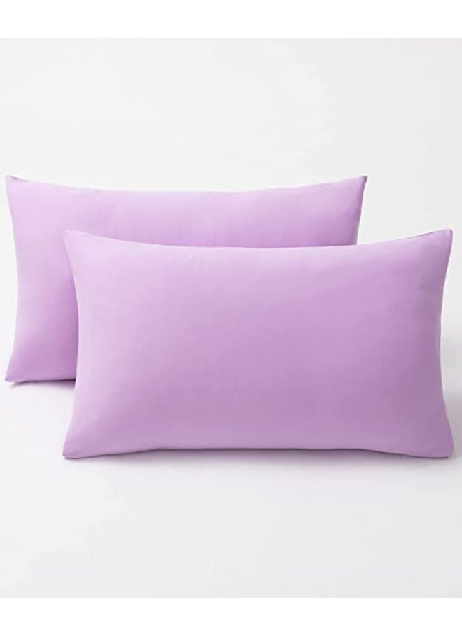 سنوز طقم أكياس وسادة قطعتين، 45*65 سم، لافندر - Image 1