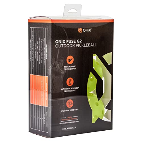 Onix Fuse G2 Outdoor Pickleball Balls Ready to Play Great Durability and Balanced Ball USA Pickleball Approved Weather Weighted Pickleball - Image 5