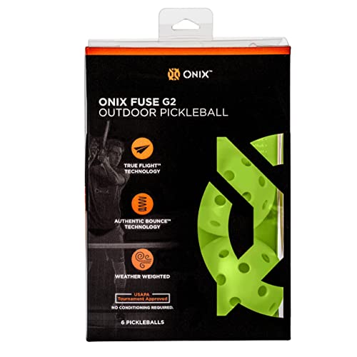 Onix Fuse G2 Outdoor Pickleball Balls Ready to Play Great Durability and Balanced Ball USA Pickleball Approved Weather Weighted Pickleball - Image 4