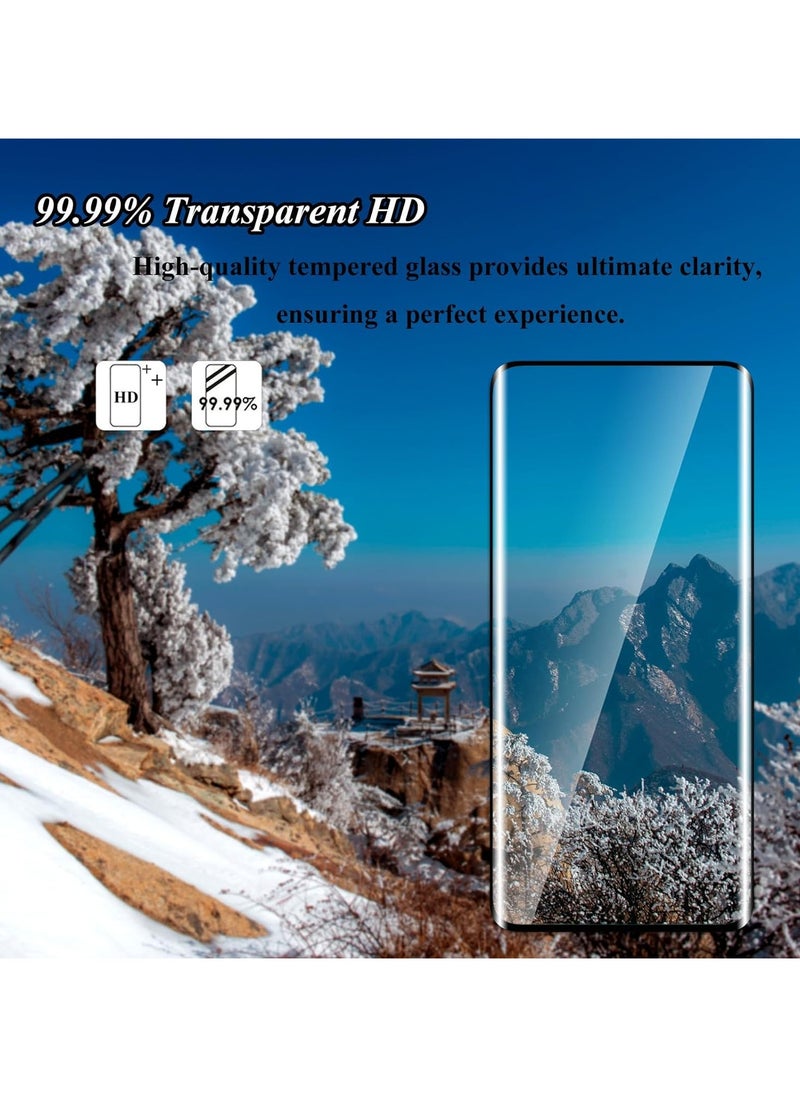 Generic - compatible with Honor X9b ,Tempered Glass Screen Protector [Support Fingerprint Unlock], High definition transparent anti-scratch, no bubbles, easy to install(2pack) - Image 1