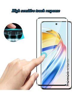Generic compatible with Honor X9b ,Tempered Glass Screen Protector [Support Fingerprint Unlock], High definition transparent anti-scratch, no bubbles, easy to install(2pack)  - Image 4