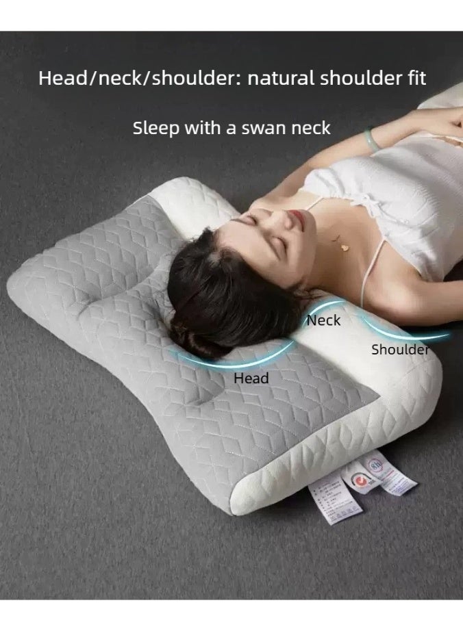 Ergonomic Latex Cervical Pillow with Neck and Full Head Support, 5s Quick Rebound Anti-Collapse - Image 5