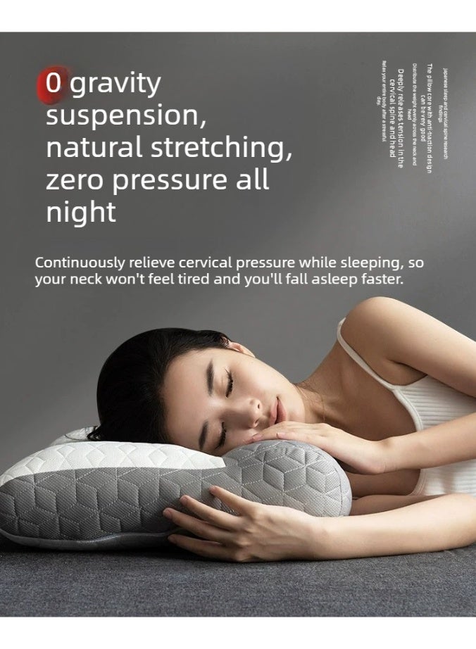 Ergonomic Latex Cervical Pillow with Neck and Full Head Support, 5s Quick Rebound Anti-Collapse - Image 4