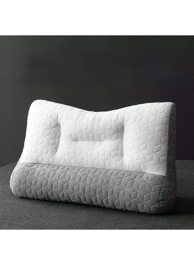 Ergonomic Latex Cervical Pillow with Neck and Full Head Support, 5s Quick Rebound Anti-Collapse - Image 2