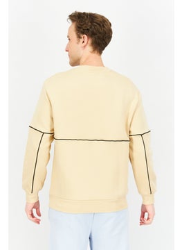 PUMA Men Sportswear Fit Long Sleeves Training Sweatshirt, Beige  - Image 2