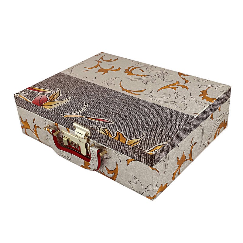 Kuber Industries Heart Home Wooden 2 Pieces Three Rod Bangle Storage Box (Gold) - CTHH10629  - Image 4