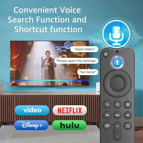 YOSUN Replacement Voice Remote Control for Fire Stick/Amazon Fire Smart TVs(1st / 2nd / 3rd Gen) - Image 4