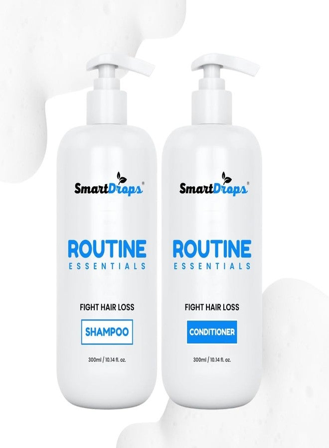 Smartdrops Shampoo and Conditioner Combo Set for Stronger Hair - for Strong & Shiny Hair | Soft, Silky Hair | Shampoo and Conditioner for Women and Men | 300ML + 300ML (Pack of 1) - Image 1
