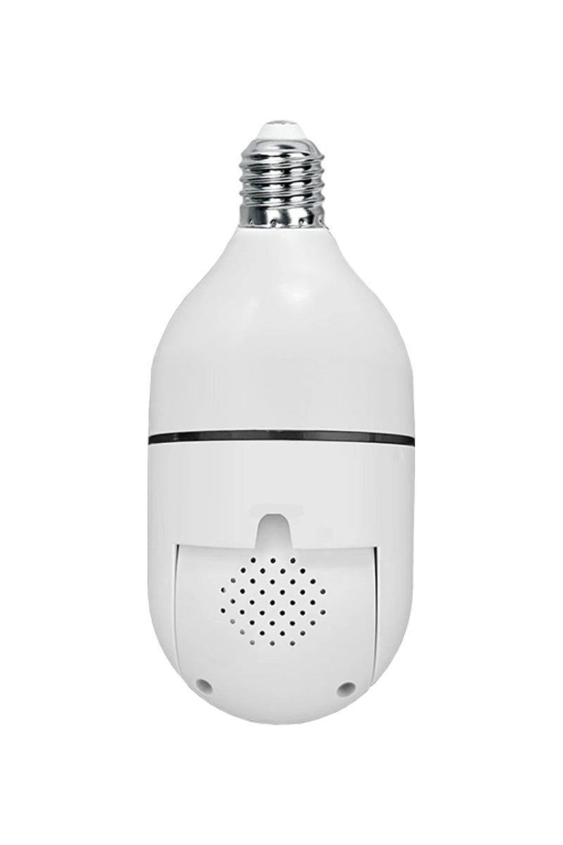 OALE 2 Pcs iHome 02 Smart Security Camera 1080*960 HD Resolution, 360° Full View Day & Night Vision, Dual-Track Audio Outdoor Security Camera For Home & Indoor WiFi IP Cameras BT/Wifi Bulb Camera With Holder E27 Base Wireless Camera  - Image 4