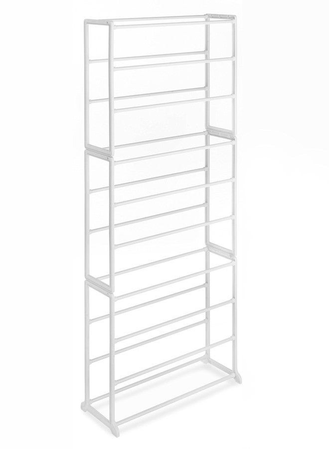 Whitmor 10 Tier Shoe Tower - 30 Pair - Closet Organizer, White - Image 1