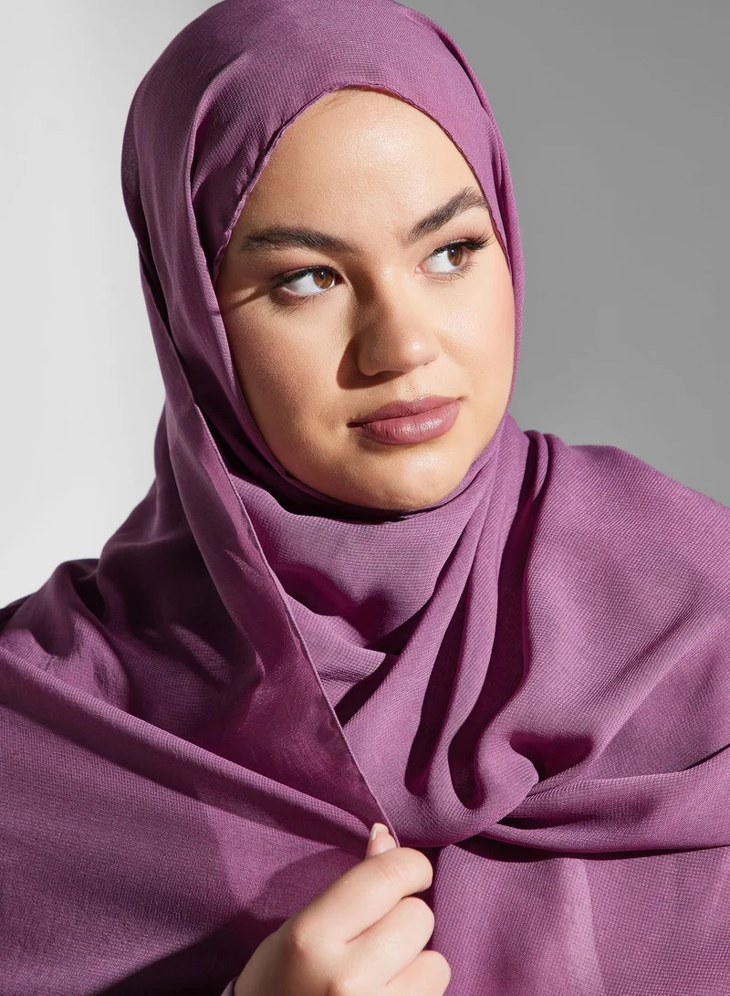 Khizana Plus size embellished tassel detail abaya with sheila