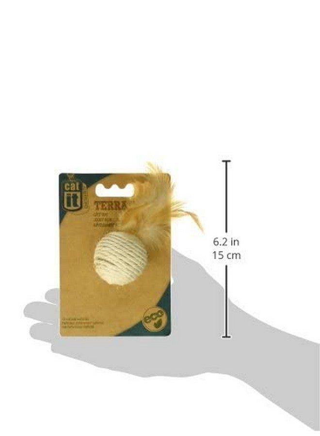 Catit Eco Cat Toy, Seagrass Ball - Image 2