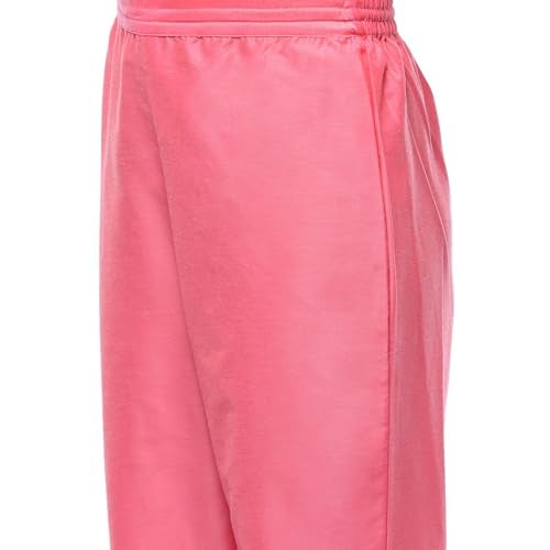 Biba Light Pink Polyester Blend Straight Suit Set - Image 3