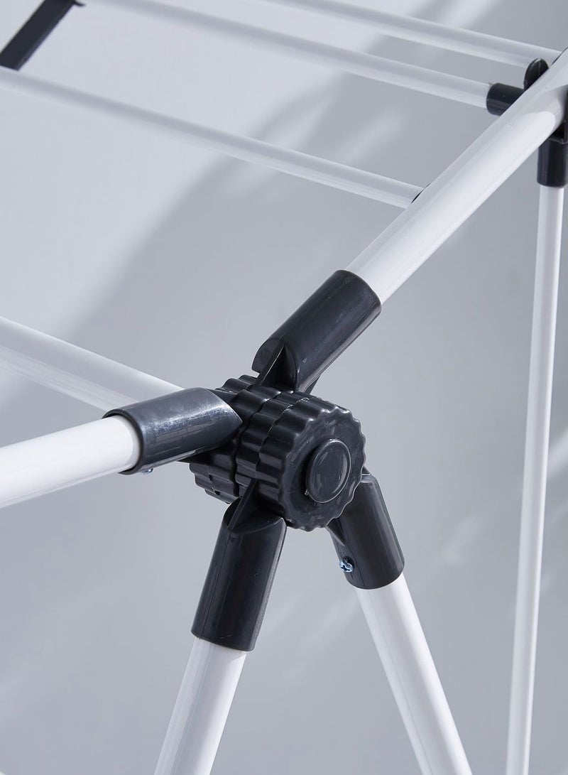 CEPILLO Lightweight Clothes Dryer Stand Rack, easy folding rack, Easy assemble and dissemble, Wings for indoor and outdoor, White/Black - Image 4
