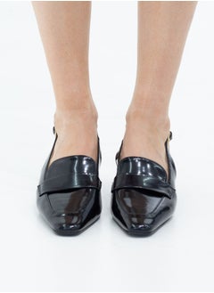 LAMARAPARIS Matilda moc PAT sling back on a 6cm heel black  - Image 4