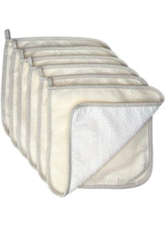 PPHAO BASIC Large XL Soft Weave Washcloth for Face  Cotton Washcloths  Exfoliating Washcloths for Dead Skin  Washcloths Scrubber for Body and Face  Towel  6 Pack 