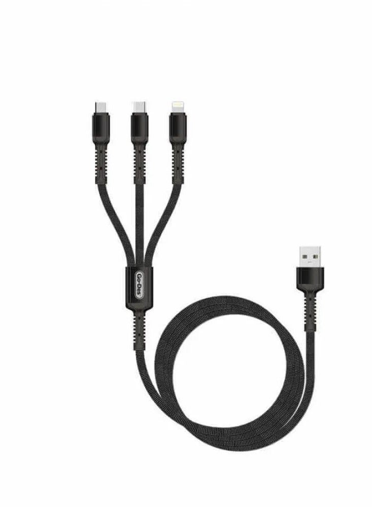 GO-DES 3IN1 USB-C FAST CABLE - Image 3