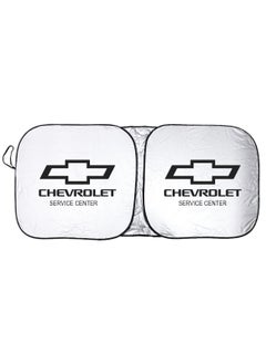 Chevrolet CHEVROLET Car Sunshade UV Rays and Heat Protector Sun Visor Foldable Keep Your Vehicle Cool Blocks UV Rays, Car Windshield Sunshade  - Image 2