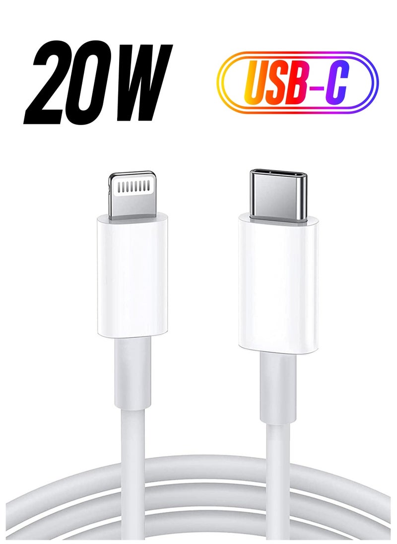 Generic USB C to Lightning Cable 2M [MFi Certified] Compatible with Apple iPhone 14 Pro Max/13/12/11 Pro/X/XS/XR/8 Plus/AirPods Pro,Supports Power Delivery,  - Image 1
