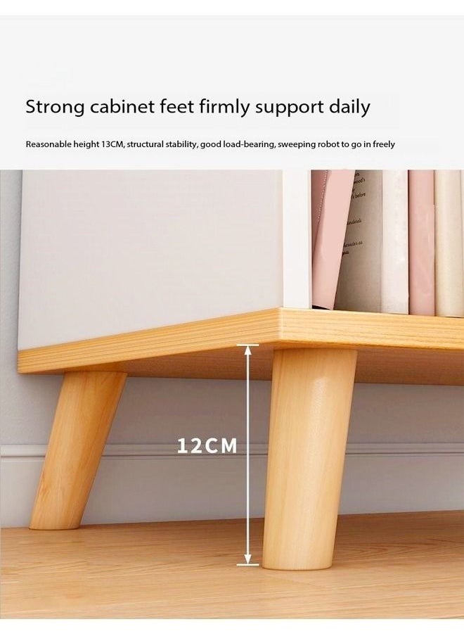 fashionhome - Modern Design Nightstands 2 Drawers Bedside Storage Rack Side Table 50 x 30 x 53 cm - Image 1