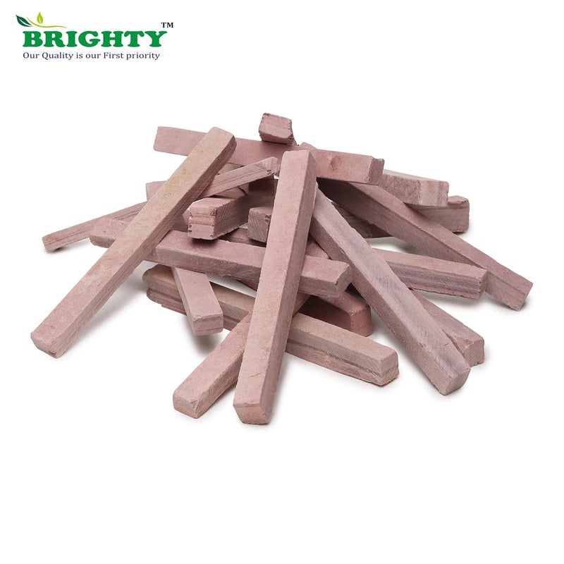 Brighty 1Kg Slate Pencil Red Colour Natural And Earthy Slate Pencils Thins Slate Pencils - Image 3