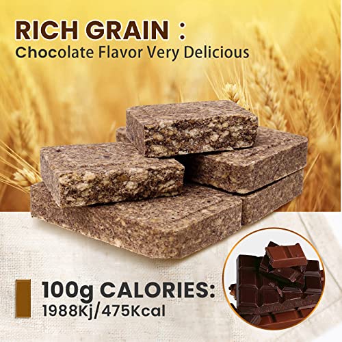 BDH Emergency Food Ration Bars, Chocolate Flavor Survival Tabs Supply for Outdoor Camping Emergency Snowstorm Earthquake Disaster Preparedness Kit With Long Self Life 12 Count - Image 4