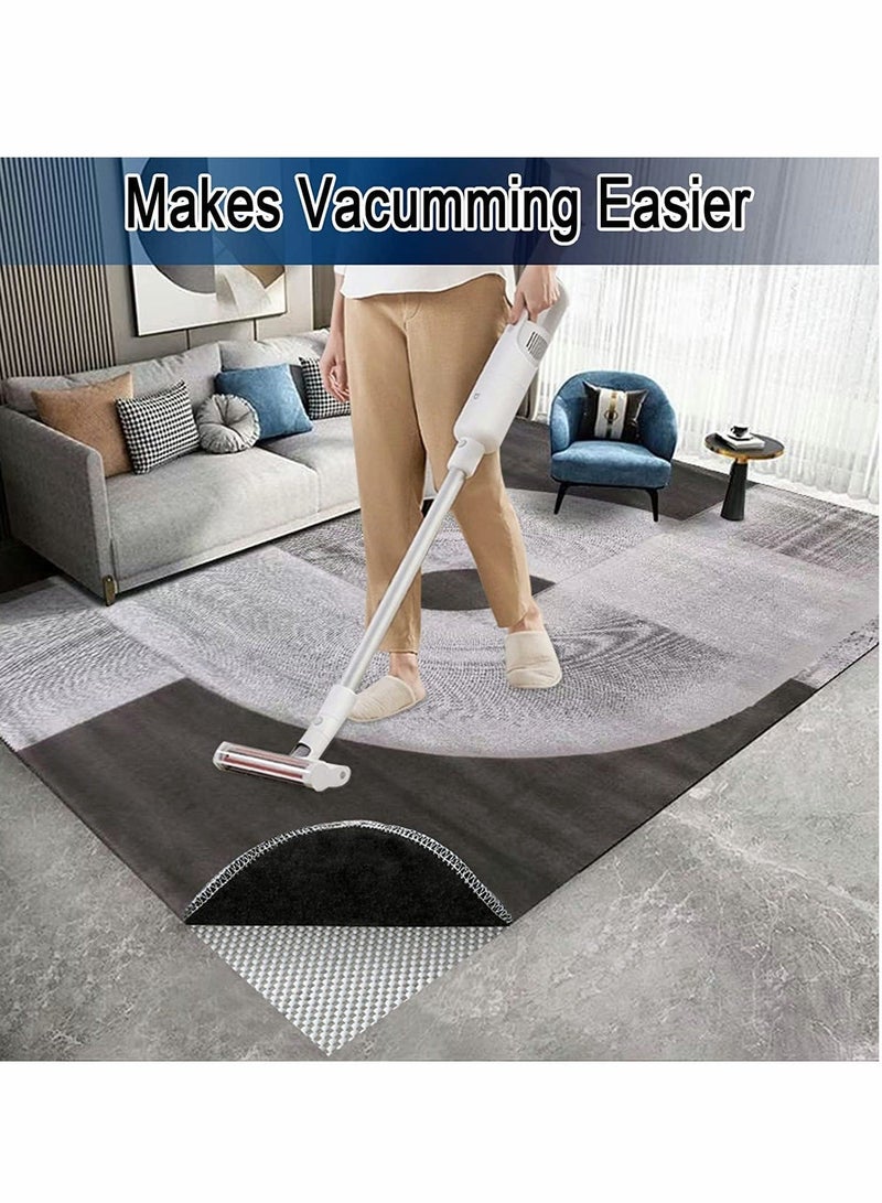 Non Slip Rug Pads, 5x6.6 Ft Non Skid Rug Pad Gripper, Anti-Slip Carpet Rug Mats for Under Rugs and Hard Surface Floors, Rectangle