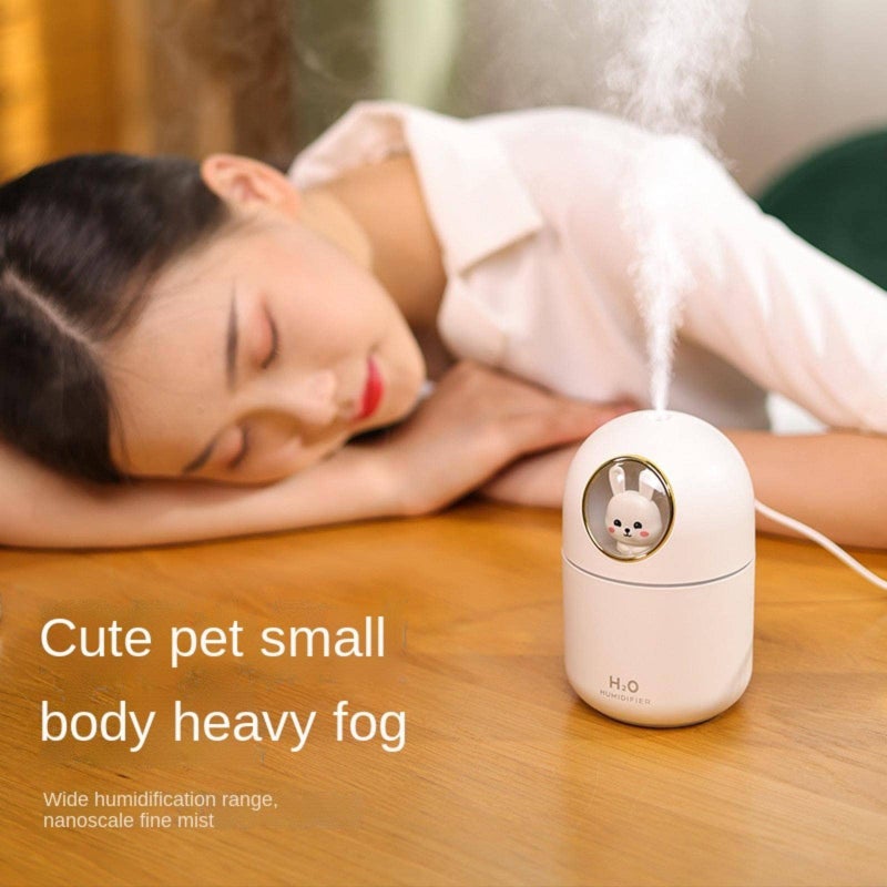 Home USB Humidifier, Small Desktop Air Purifier, Bedroom Beauty Device, Small Air Spray, Exquisite Supplements, Creative Christmas Gifts - Image 4