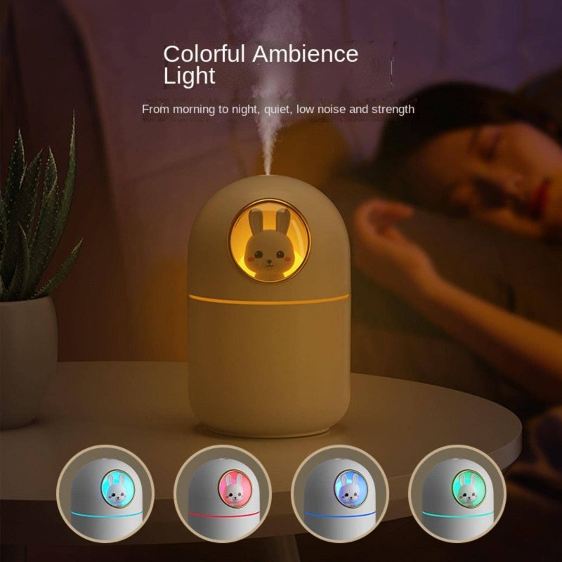 Home USB Humidifier, Small Desktop Air Purifier, Bedroom Beauty Device, Small Air Spray, Exquisite Supplements, Creative Christmas Gifts - Image 3