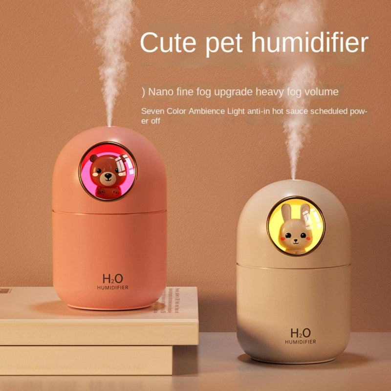 Home USB Humidifier, Small Desktop Air Purifier, Bedroom Beauty Device, Small Air Spray, Exquisite Supplements, Creative Christmas Gifts - Image 2
