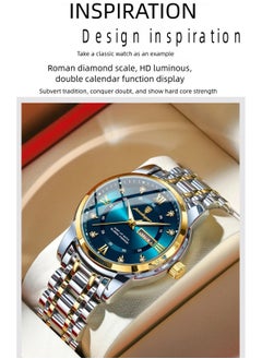 POEDAGAR Waterproof Luminous Men's Watch Quartz-Case 41mm  - Image 3