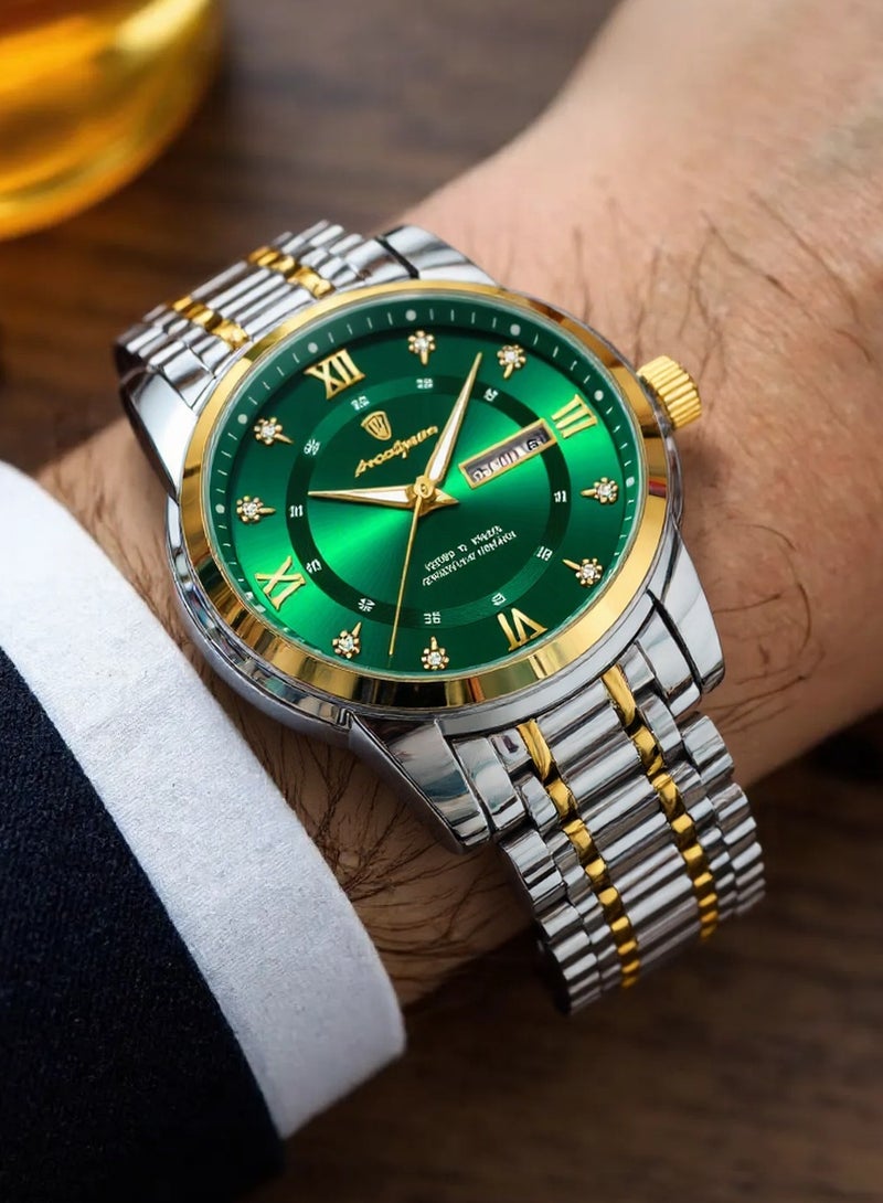 POEDAGAR Watches for Men ,Waterproof Luminous Men's Watch Quartz-Case 41mm - Image 2