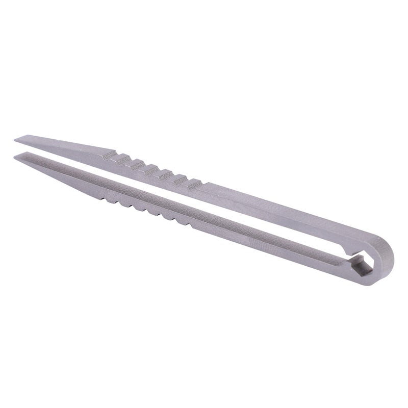 Portable EDC Titanium Alloy Tweezers Outdoor Survival Camping Travel Mini Tool - Image 3