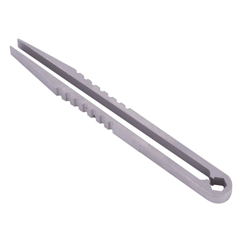 Portable EDC Titanium Alloy Tweezers Outdoor Survival Camping Travel Mini Tool - Image 4