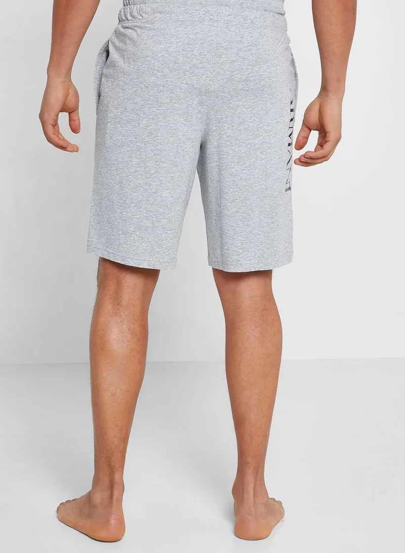 EMPORIO ARMANI Logo Drawstring Shorts