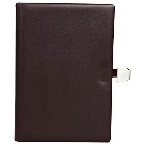 Kitabby- Legacy Slide- A5 Size-Hard Bound Notebook with a Sliding Lock Mechanism- Padded PU Soft Leather Cover Material- (Maroon) - Image 5