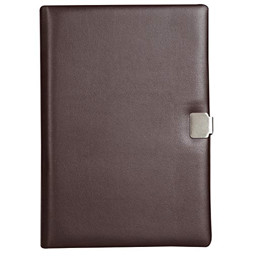 Kitabby- Legacy Slide- A5 Size-Hard Bound Notebook with a Sliding Lock Mechanism- Padded PU Soft Leather Cover Material- (Maroon) - Image 4