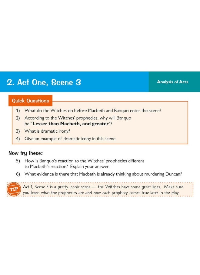 GCSE English Shakespeare - Macbeth Revision Question Cards  - Image 3