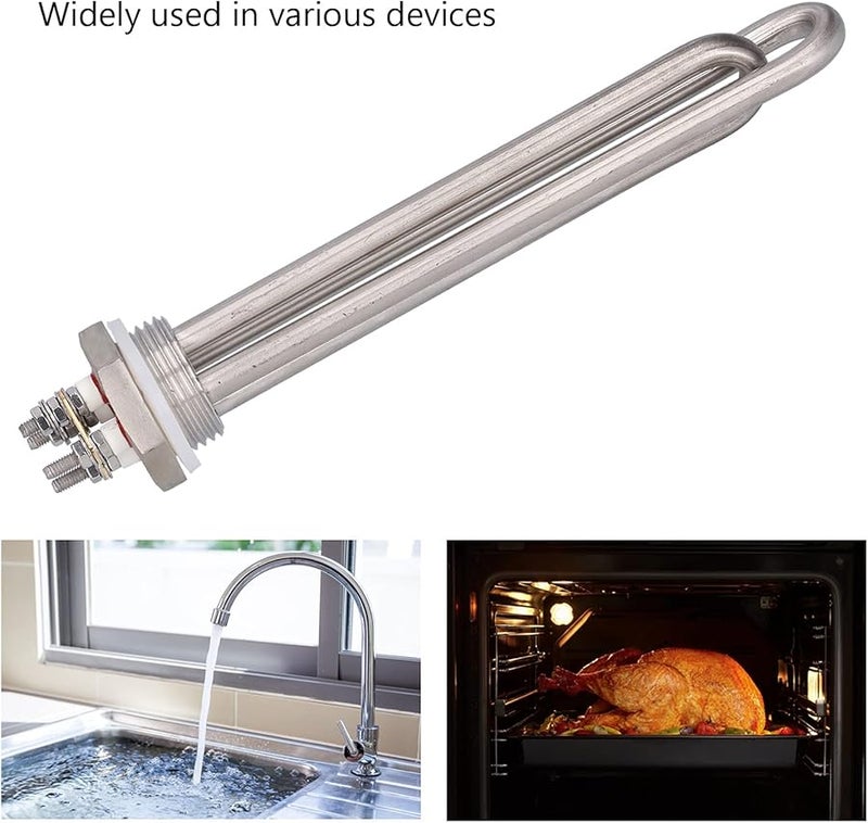 Stainless Steel Waterproof Heating Tube 12V 600W DC Heating Rod For Kitchen Industrial Automation - Image 1