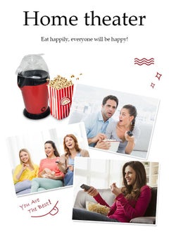 DUNISO Mini popcorn maker, electric children's DIY hot air popcorn machine, non stick inner pot, no need for oil and water, 1200W, suitable for family，coffee shops, restaurants and gatherings,15.5*15.5*28cm  - Image 3