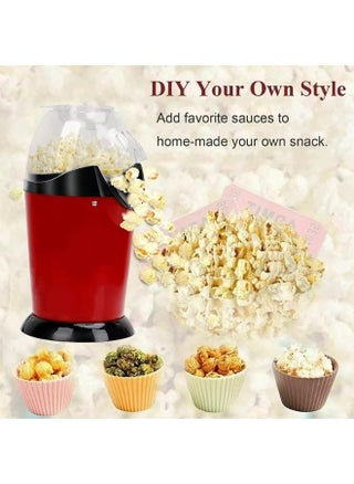 Mini popcorn maker, electric children's DIY hot air popcorn machine, non stick inner pot, no need for oil and water, 1200W, suitable for family，coffee shops, restaurants and gatherings,15.5*15.5*28cm - pzsku/Z11CB645B05DB0C262B79Z/45/1747645289/6e25bd0a-858c-44fe-a7ae-093db34bc4dc