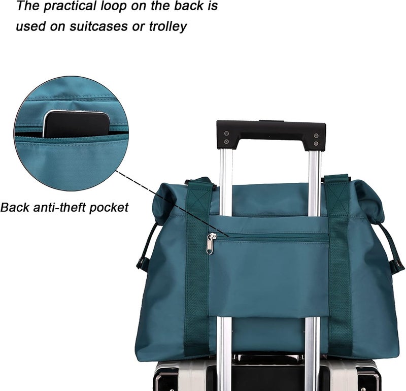 forestfish Duffle Tote Bag Weekender Bags for Women Travel with Trolley Sleeve | Travel, with Trolley Sleeve - Image 3