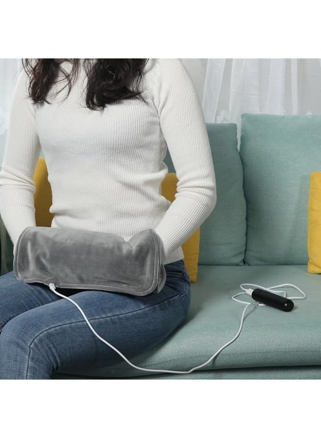 كمادة حرارية محمولة تعمل بوصلة USB – وسادة ناعمة ومريحة لتخفيف آلام الجسم بالكامل – حرارة ثابتة لعلاج آلام الظهر والرقبة والتقلصات الشهرية – قابلة للغسل ومثالية للسفر - Image 4