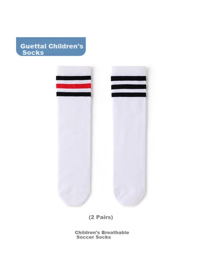 Bambi Children's Soccer Socks Summer Thin Mesh Student Sports Over-the-knee Long Tube Cotton Socks B0536 Size L - Image 2