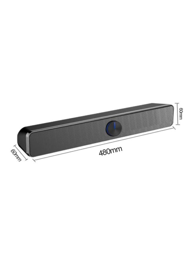 2ch USB-Powered SoundBar Speaker LU-V5578 Black  - Image 2